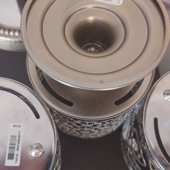 Set of Three Bath and Body Works Three Wick Candle Holders - Picture 3 of 6